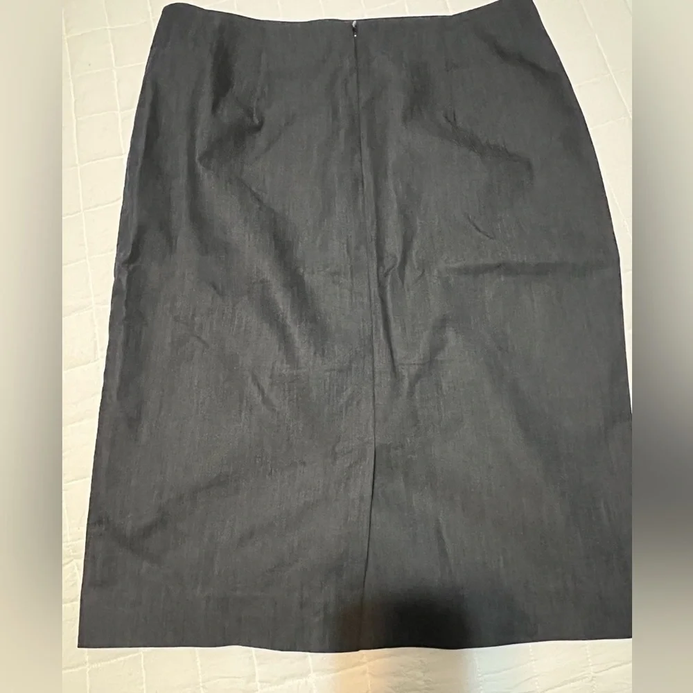 Women’s Skirt Size 4 by Talbots.  Navy Blue Denim look.